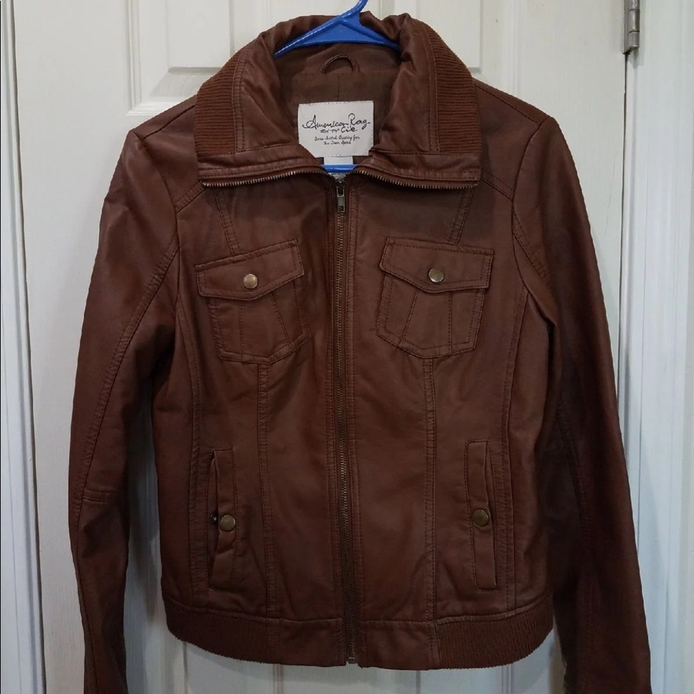 American rag women’s leather coat